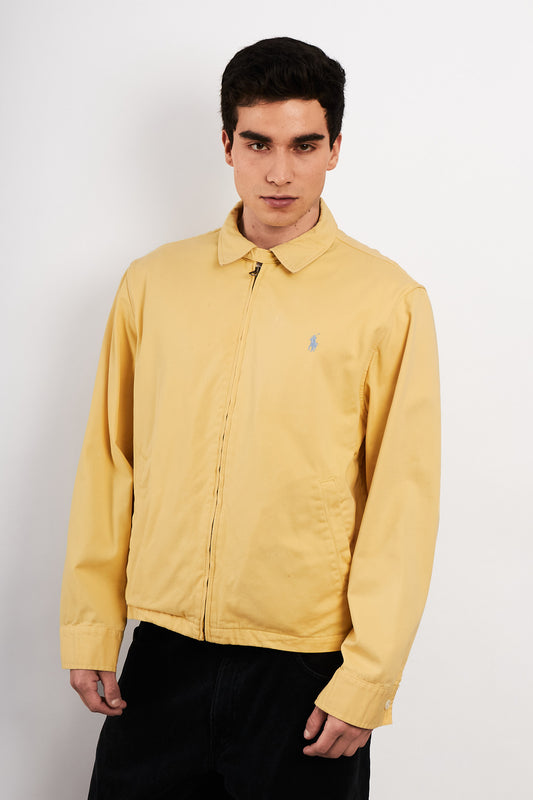 2000 Vintage Polo Ralph Lauren Butter Yellow Harrington (M/L)
