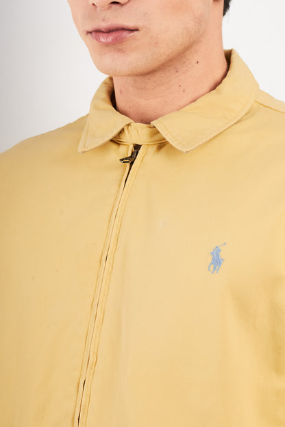 2000 Vintage Polo Ralph Lauren Butter Yellow Harrington (M/L)