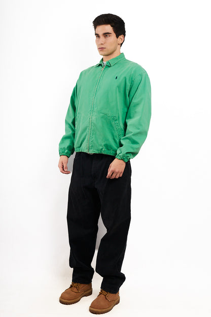 1990 Vintage Polo Ralph Lauren Kelly/Apple Green Harrington (M)