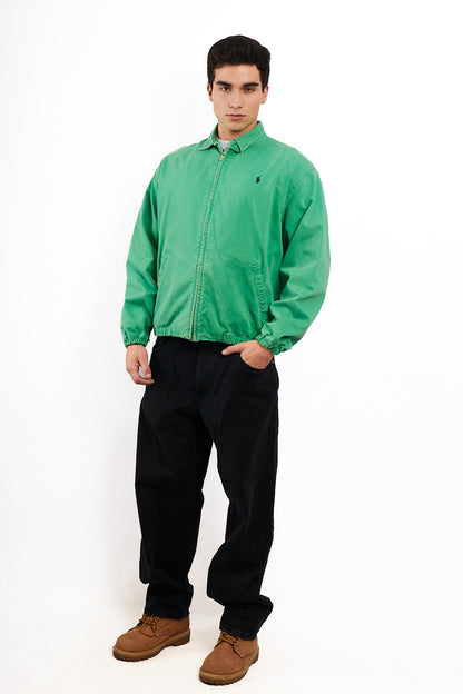 1990 Vintage Polo Ralph Lauren Kelly/Apple Green Harrington (M)