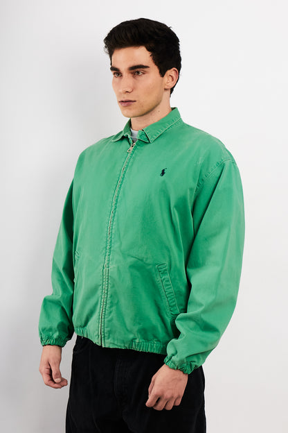 1990 Vintage Polo Ralph Lauren Kelly/Apple Green Harrington (M)