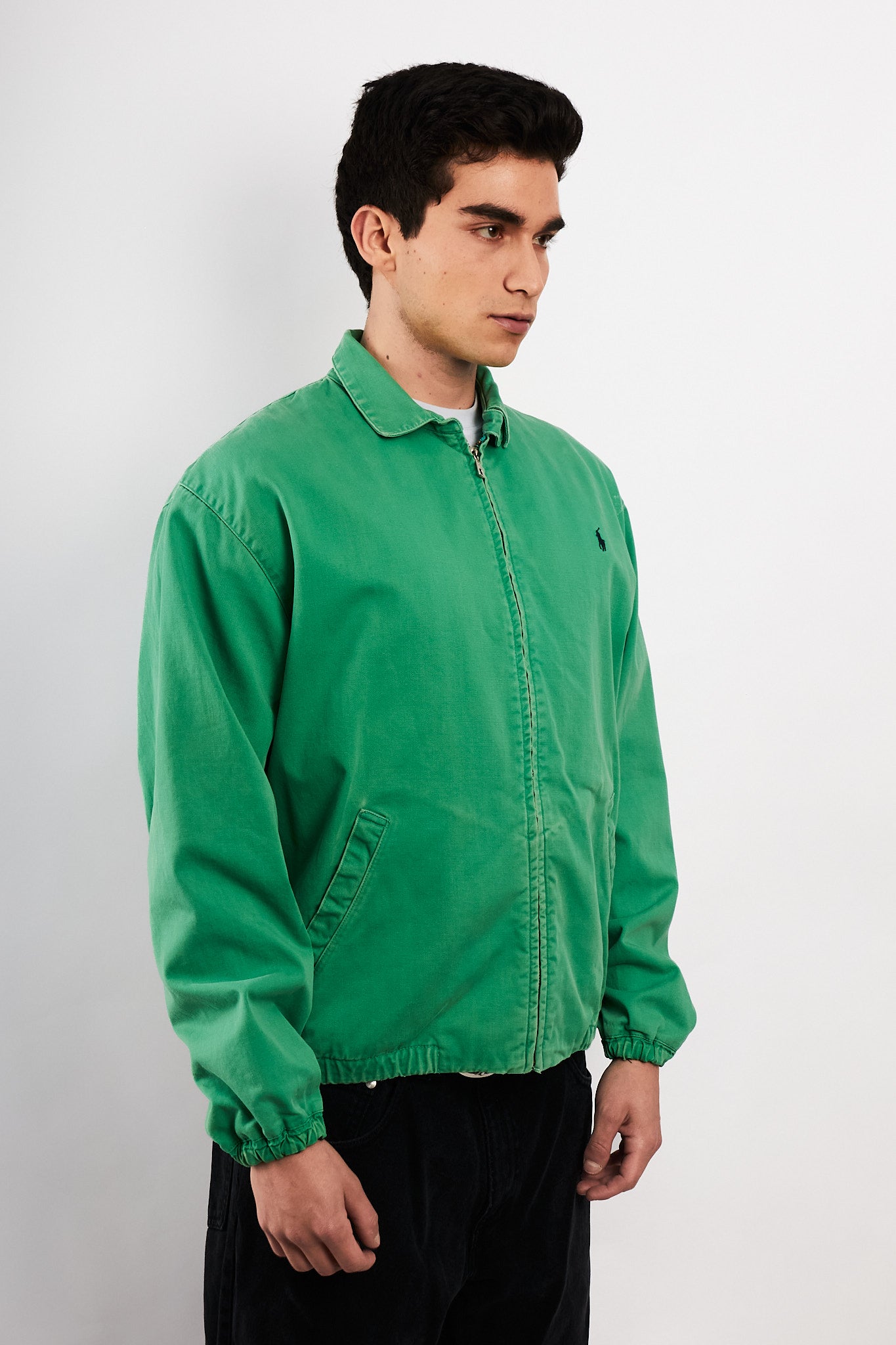 1990 Vintage Polo Ralph Lauren Kelly/Apple Green Harrington (M)