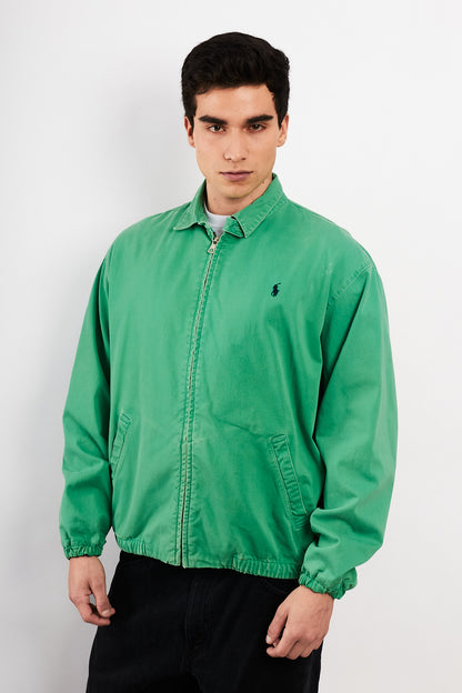 1990 Vintage Polo Ralph Lauren Kelly/Apple Green Harrington (M)