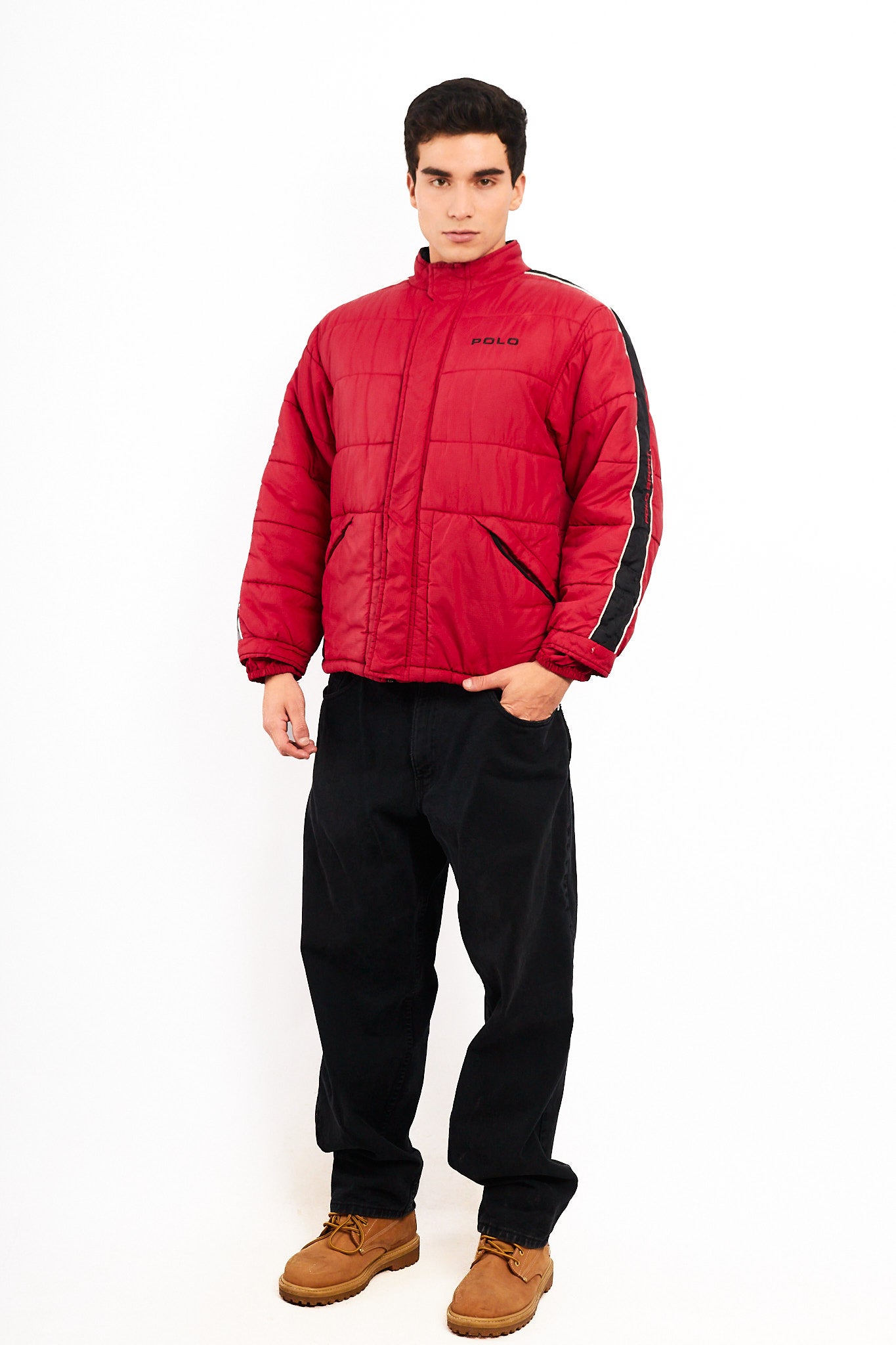 2000 Vintage Polo Sport Ralph Lauren Puffer Jacket (S/M)