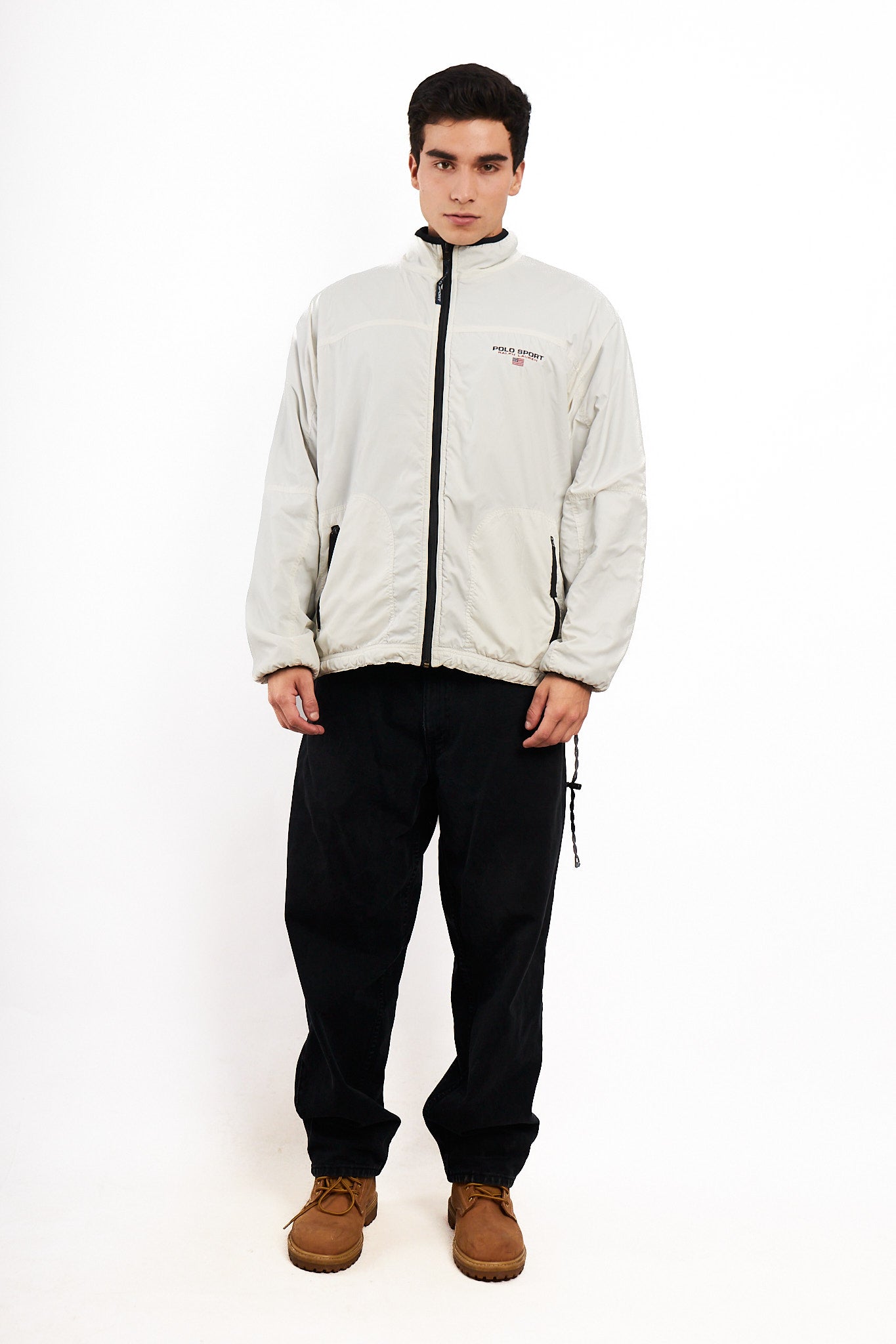 2000 Vintage Polo Sport RL Reversible Fleece/ Windbreaker (L)