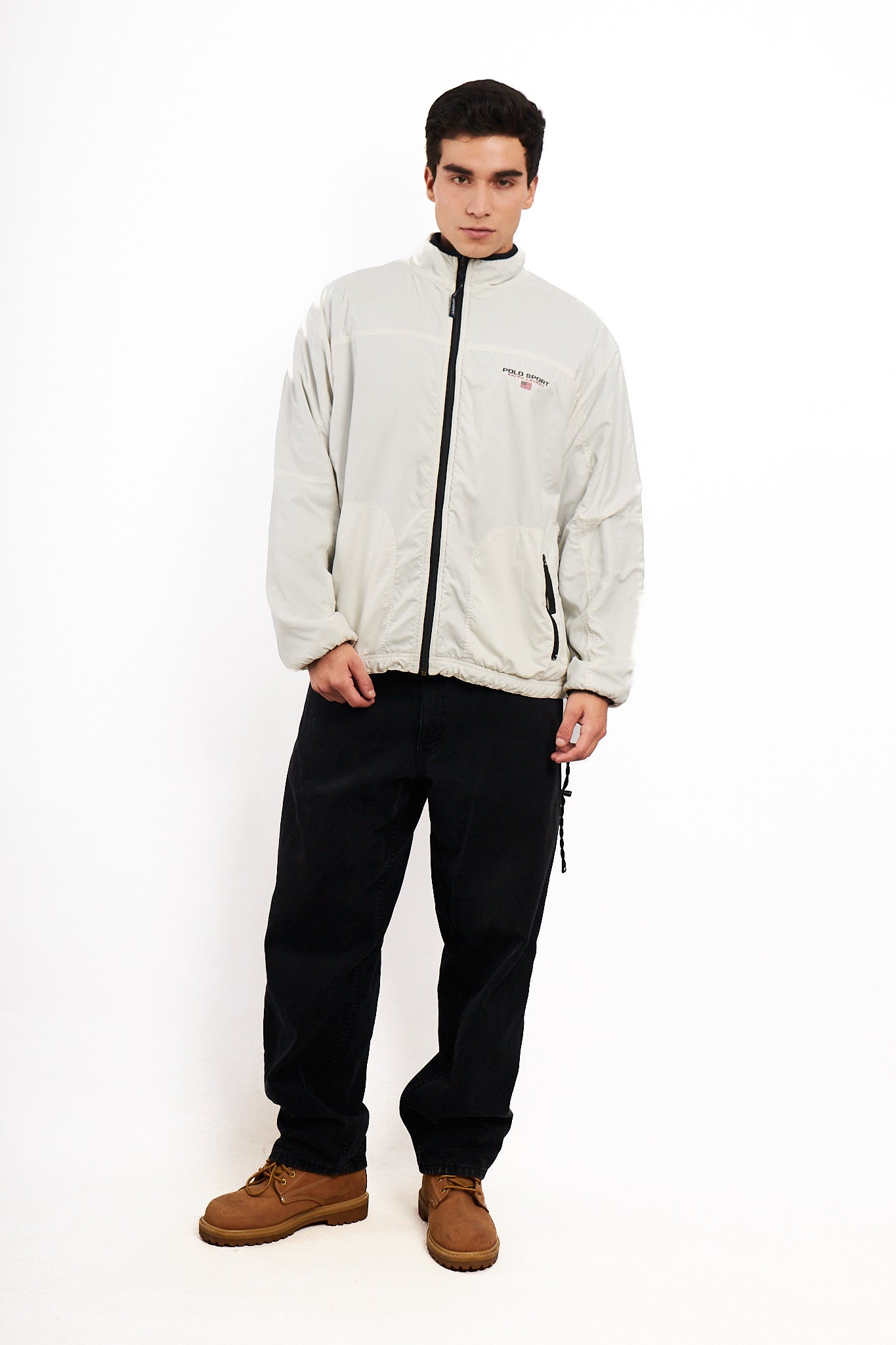 2000 Vintage Polo Sport RL Reversible Fleece/ Windbreaker (L)