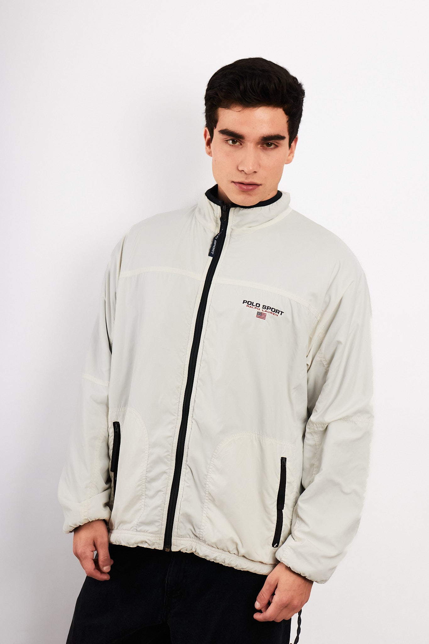 2000 Vintage Polo Sport RL Reversible Fleece/ Windbreaker (L)