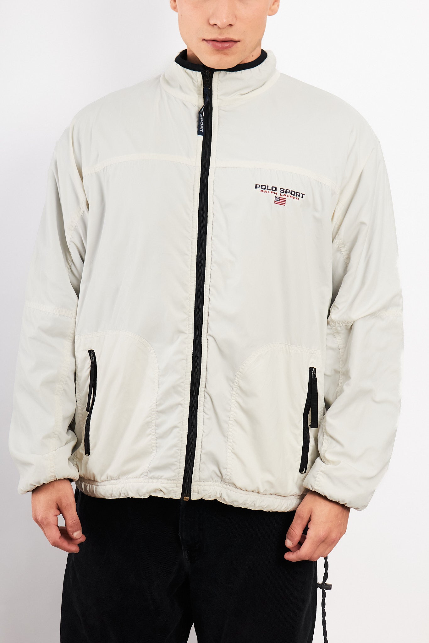 2000 Vintage Polo Sport RL Reversible Fleece/ Windbreaker (L)