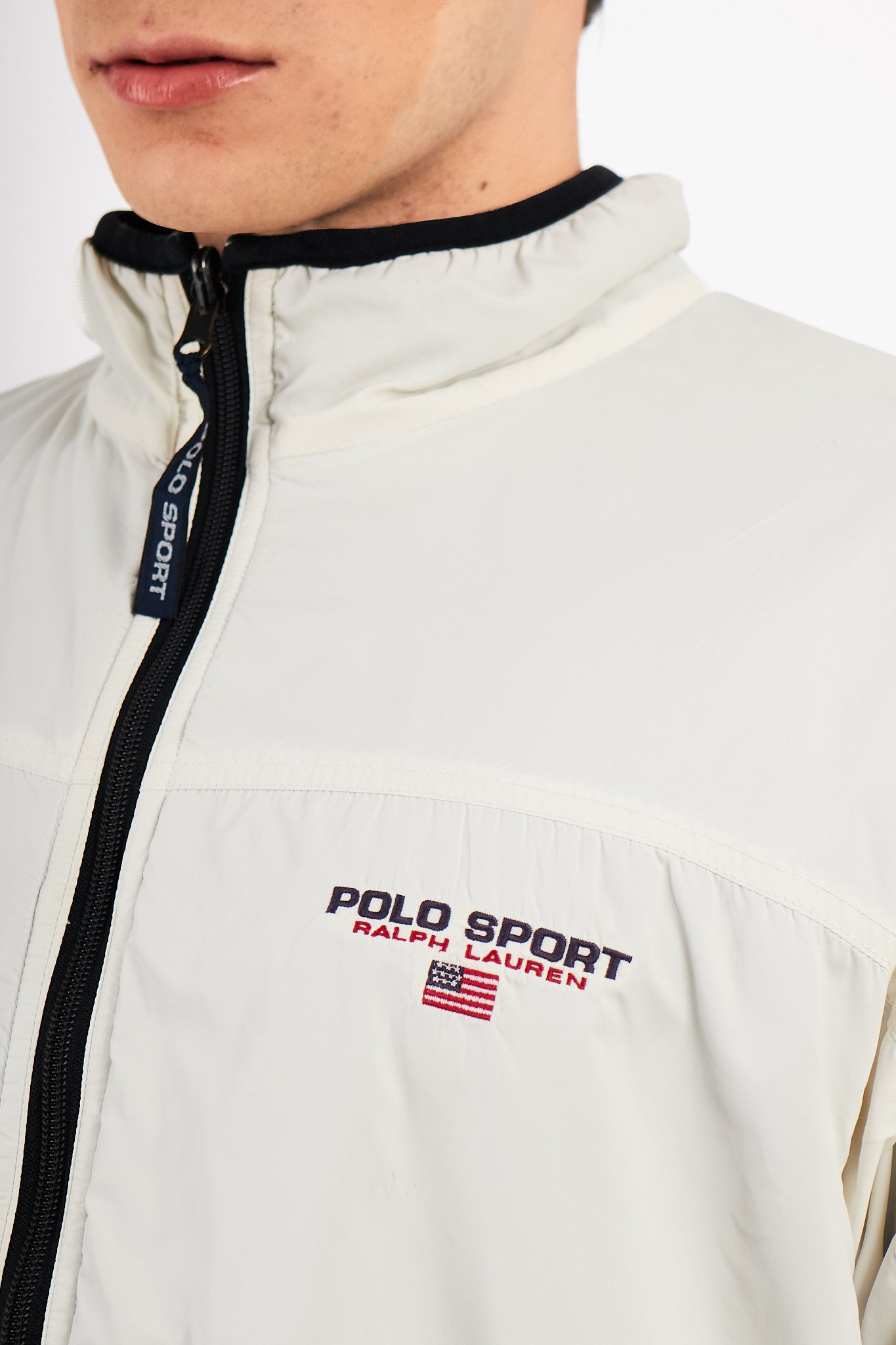 2000 Vintage Polo Sport RL Reversible Fleece/ Windbreaker (L)