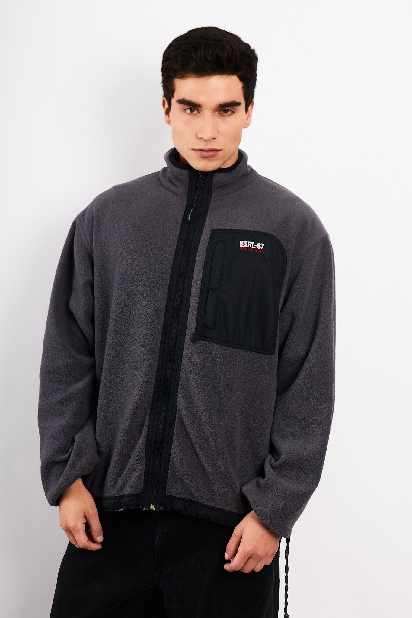 2000 Vintage Polo Sport RL Reversible Fleece/ Windbreaker (L)