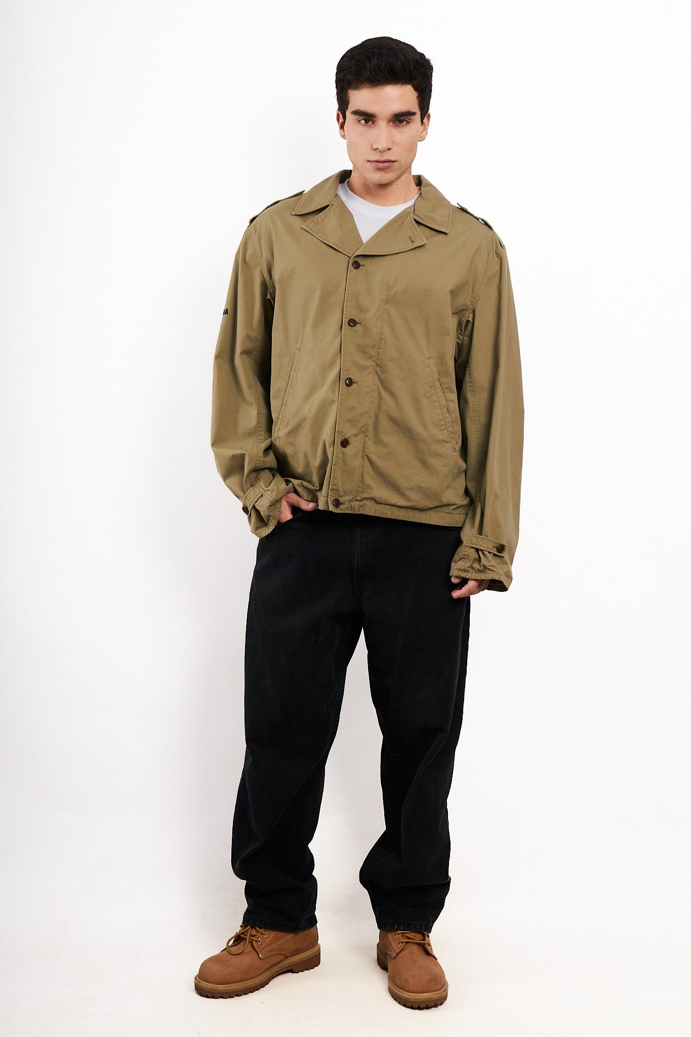 2000 Vintage Polo WWII M41 US Army Militar Jacket (L/XL)