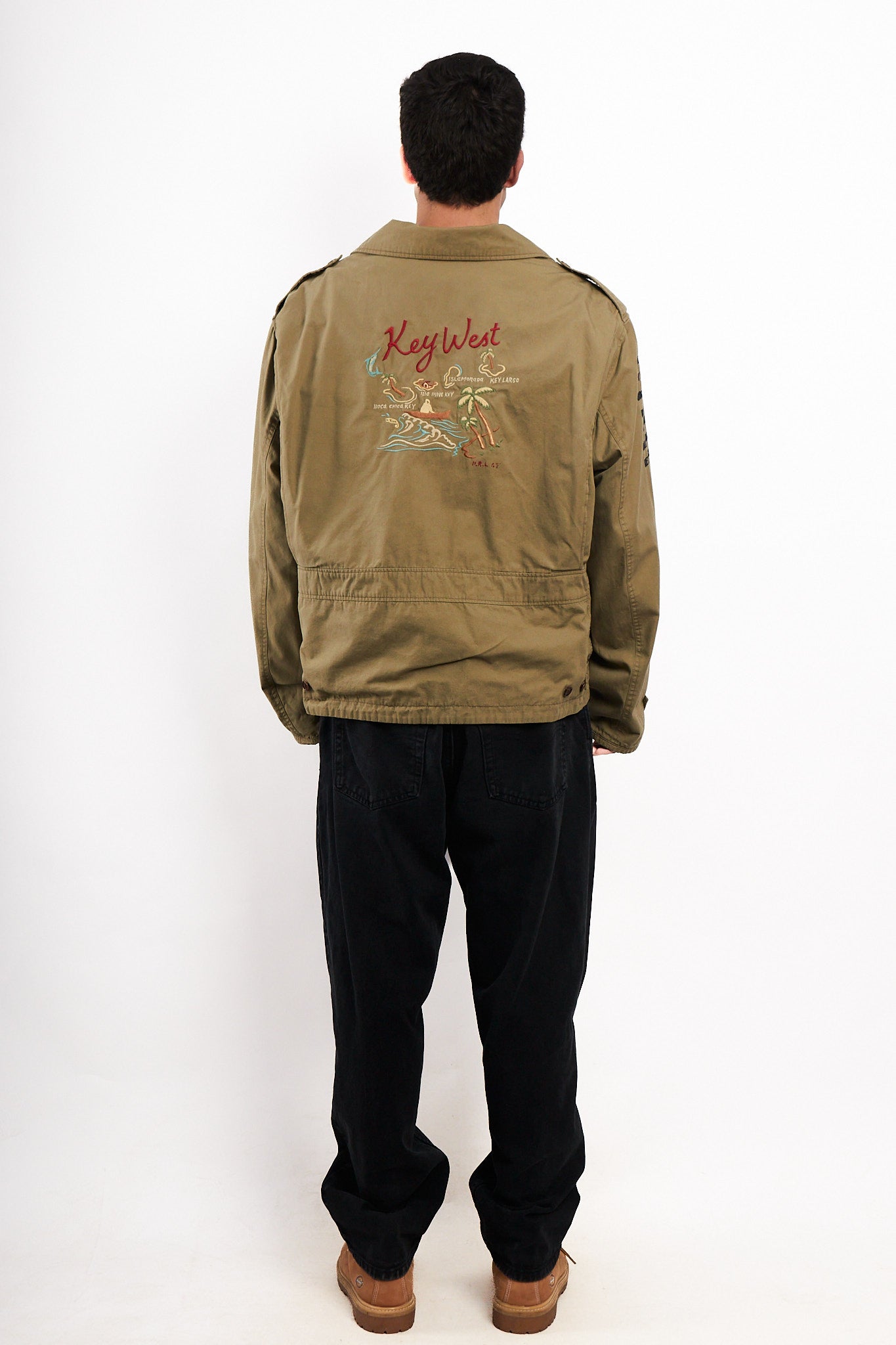 2000 Vintage Polo WWII M41 US Army Militar Jacket (L/XL)