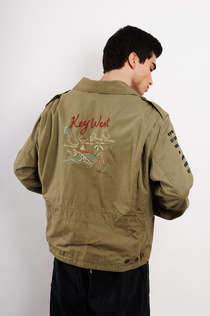 2000 Vintage Polo WWII M41 US Army Militar Jacket (L/XL)