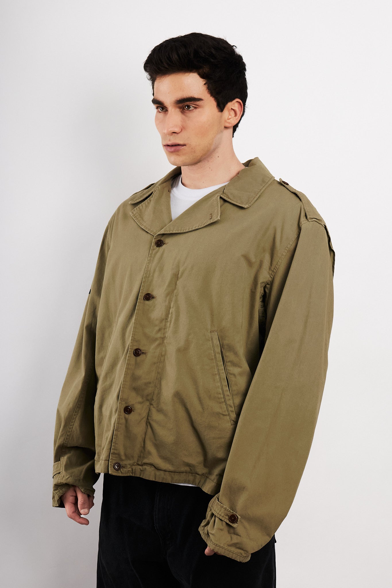 2000 Vintage Polo WWII M41 US Army Militar Jacket (L/XL)