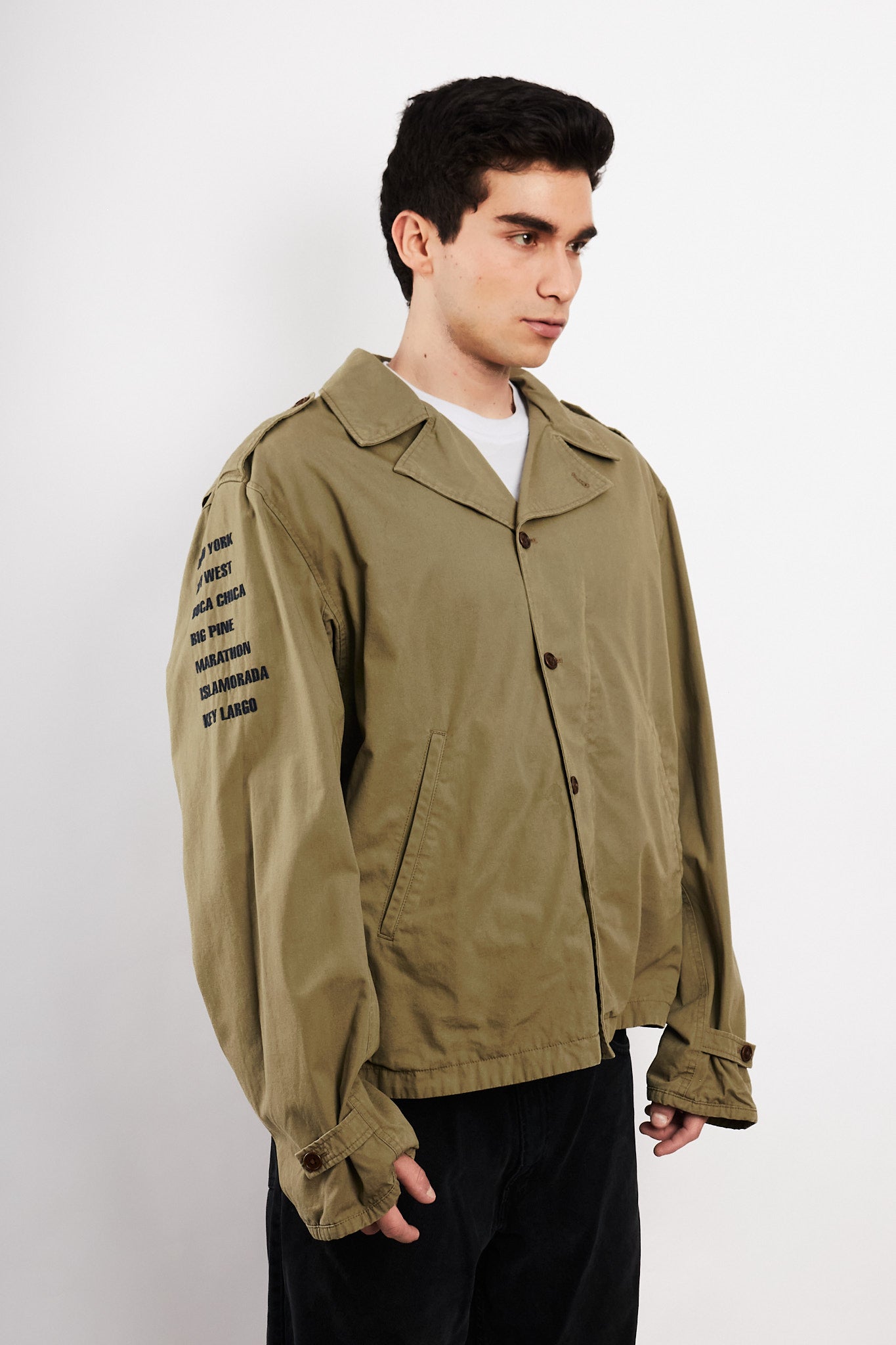 2000 Vintage Polo WWII M41 US Army Militar Jacket (L/XL)
