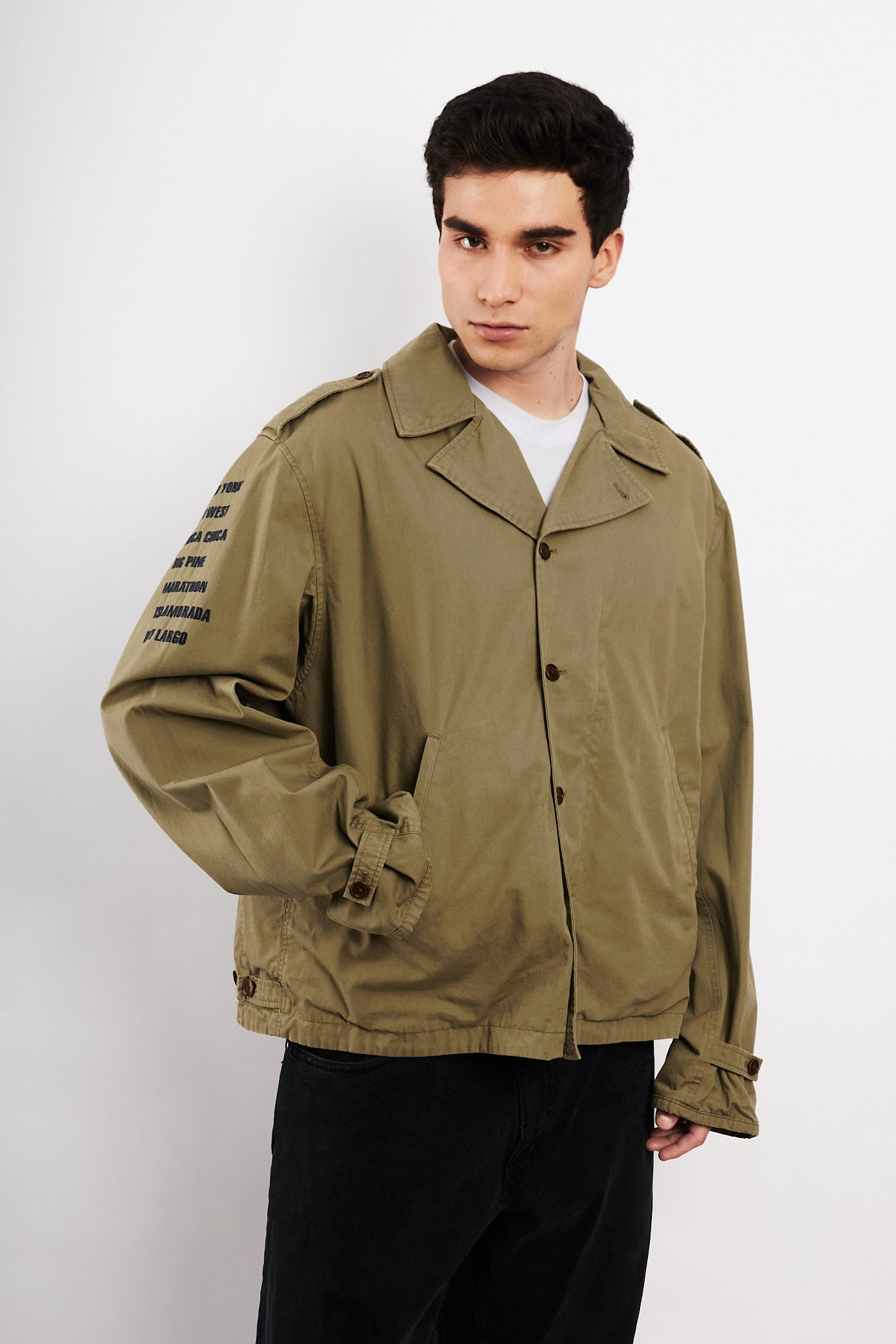 2000 Vintage Polo WWII M41 US Army Militar Jacket (L/XL)