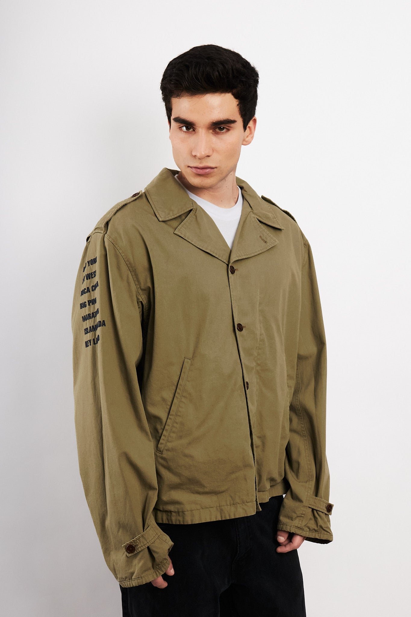 2000 Vintage Polo WWII M41 US Army Militar Jacket (L/XL)