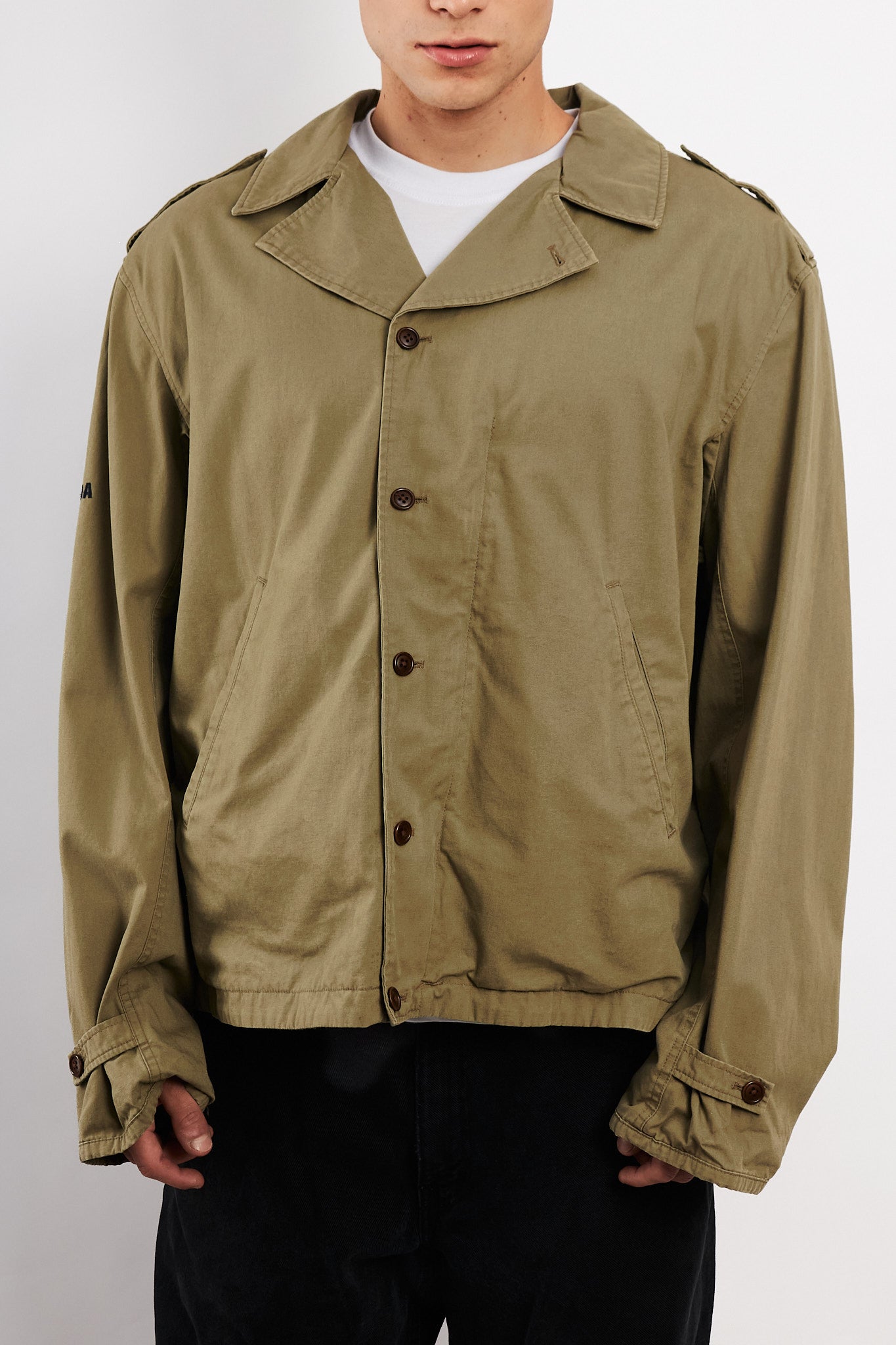 2000 Vintage Polo WWII M41 US Army Militar Jacket (L/XL)