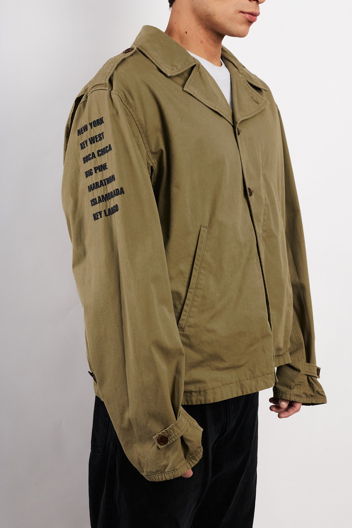 2000 Vintage Polo WWII M41 US Army Militar Jacket (L/XL)