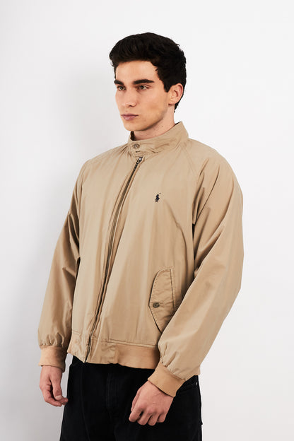 2000 Vintage Polo Ralph Lauren Khakhi Chino Collar Harrington (M/L)
