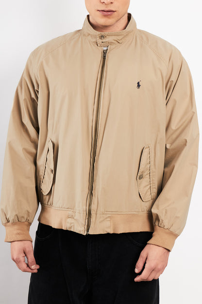 2000 Vintage Polo Ralph Lauren Khakhi Chino Collar Harrington (M/L)