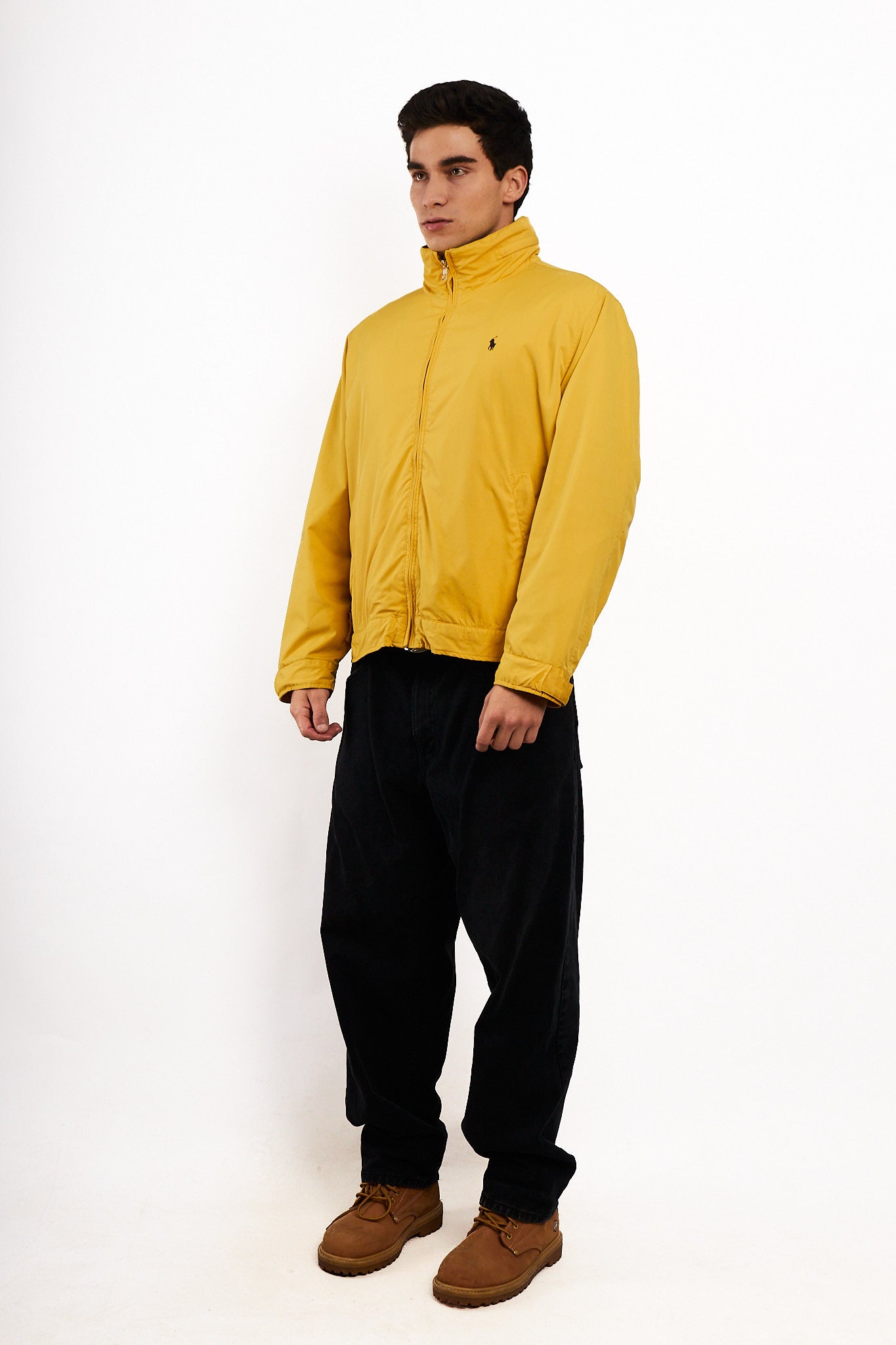 2000 Vintage Polo Ralph Lauren Mustard Impermeable Jacket (M/L)