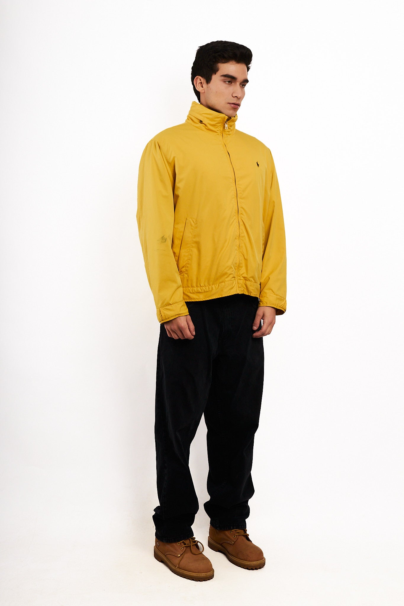 2000 Vintage Polo Ralph Lauren Mustard Impermeable Jacket (M/L)
