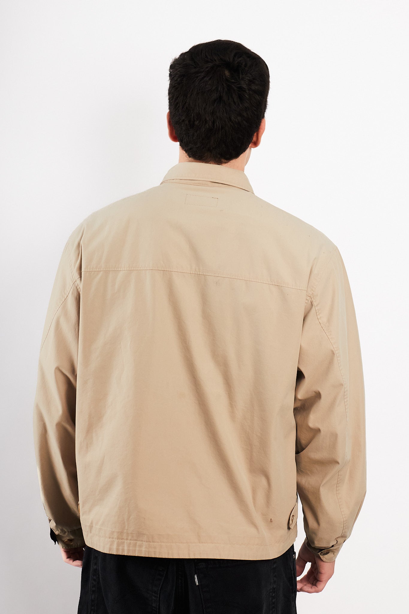 2000 Vintage Polo Ralph Lauren Khakhi Chino Collar Harrington (M/L)