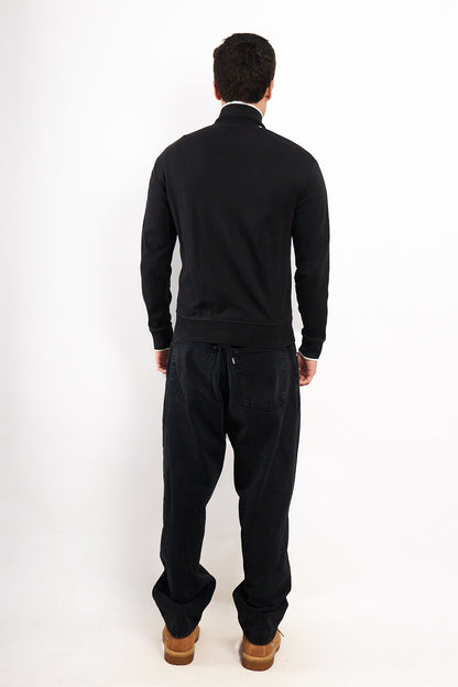 2000 Vintage Polo Ralph Lauren Black Track Jacket (M/L)