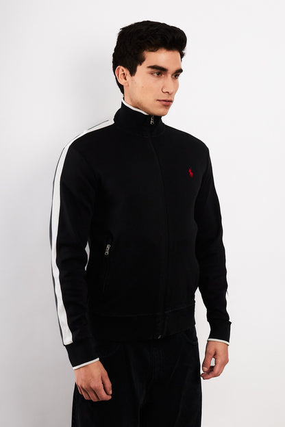 2000 Vintage Polo Ralph Lauren Black Track Jacket (M/L)