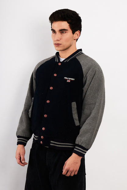 1990 Vintage Polo Sport Ralph Lauren Fleece Varsity (M)