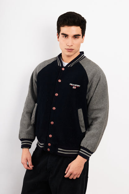 1990 Vintage Polo Sport Ralph Lauren Fleece Varsity (M)