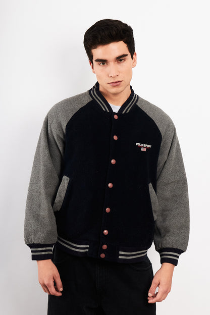 1990 Vintage Polo Sport Ralph Lauren Fleece Varsity (M)
