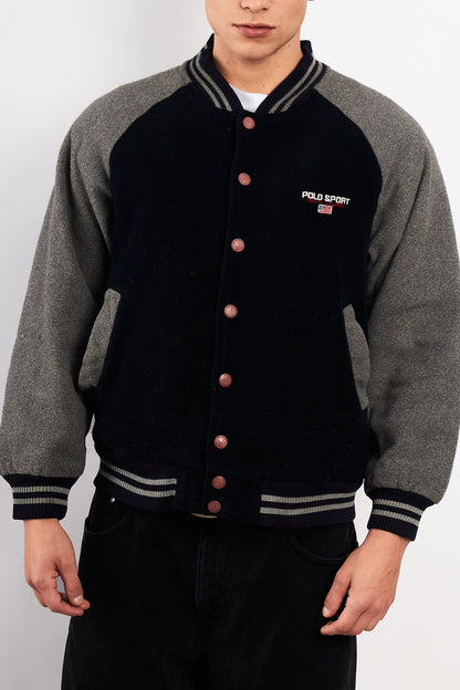 1990 Vintage Polo Sport Ralph Lauren Fleece Varsity (M)