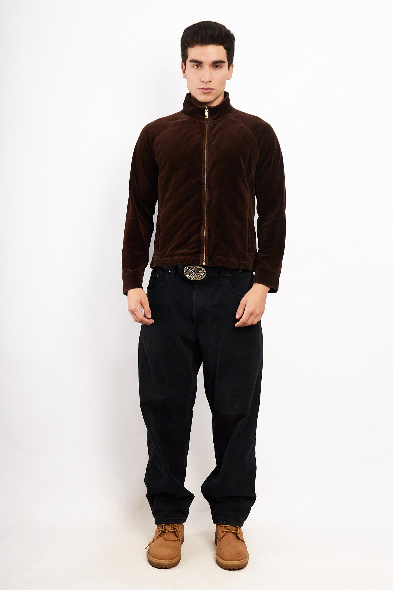 2000 Vintage Ralph Lauren Leather/Cachemir/Merino Wool Jacket (S)