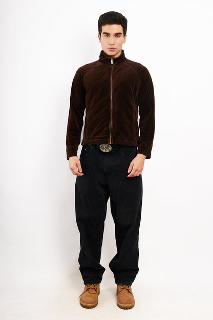 2000 Vintage Ralph Lauren Leather/Cachemir/Merino Wool Jacket (S)