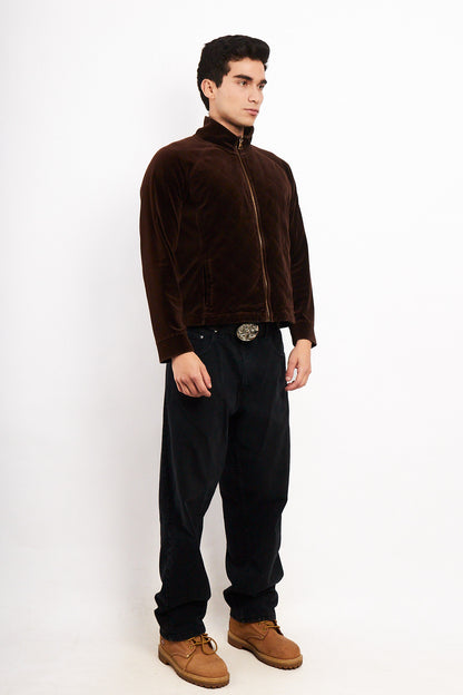 2000 Vintage Ralph Lauren Leather/Cachemir/Merino Wool Jacket (S)