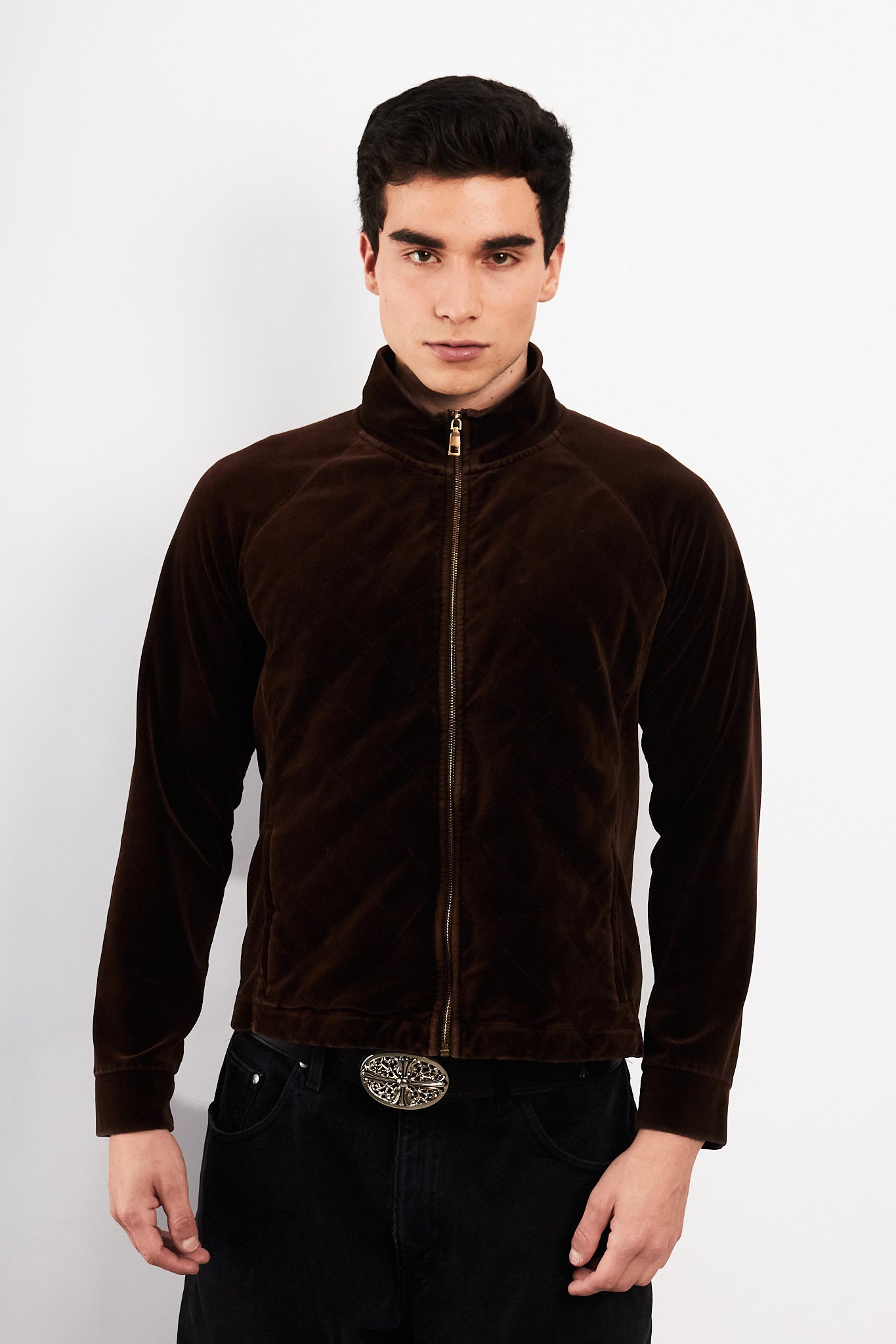 2000 Vintage Ralph Lauren Leather/Cachemir/Merino Wool Jacket (S)