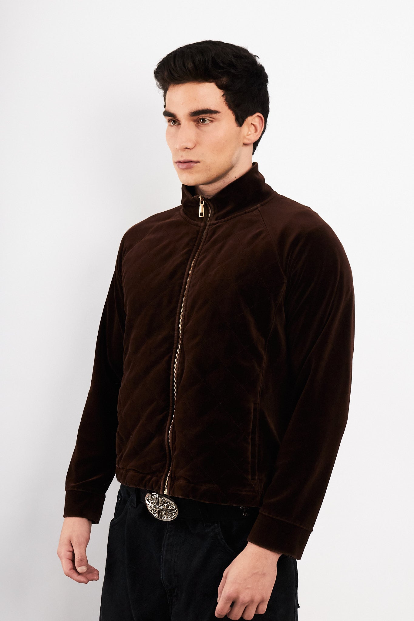 2000 Vintage Ralph Lauren Leather/Cachemir/Merino Wool Jacket (S)