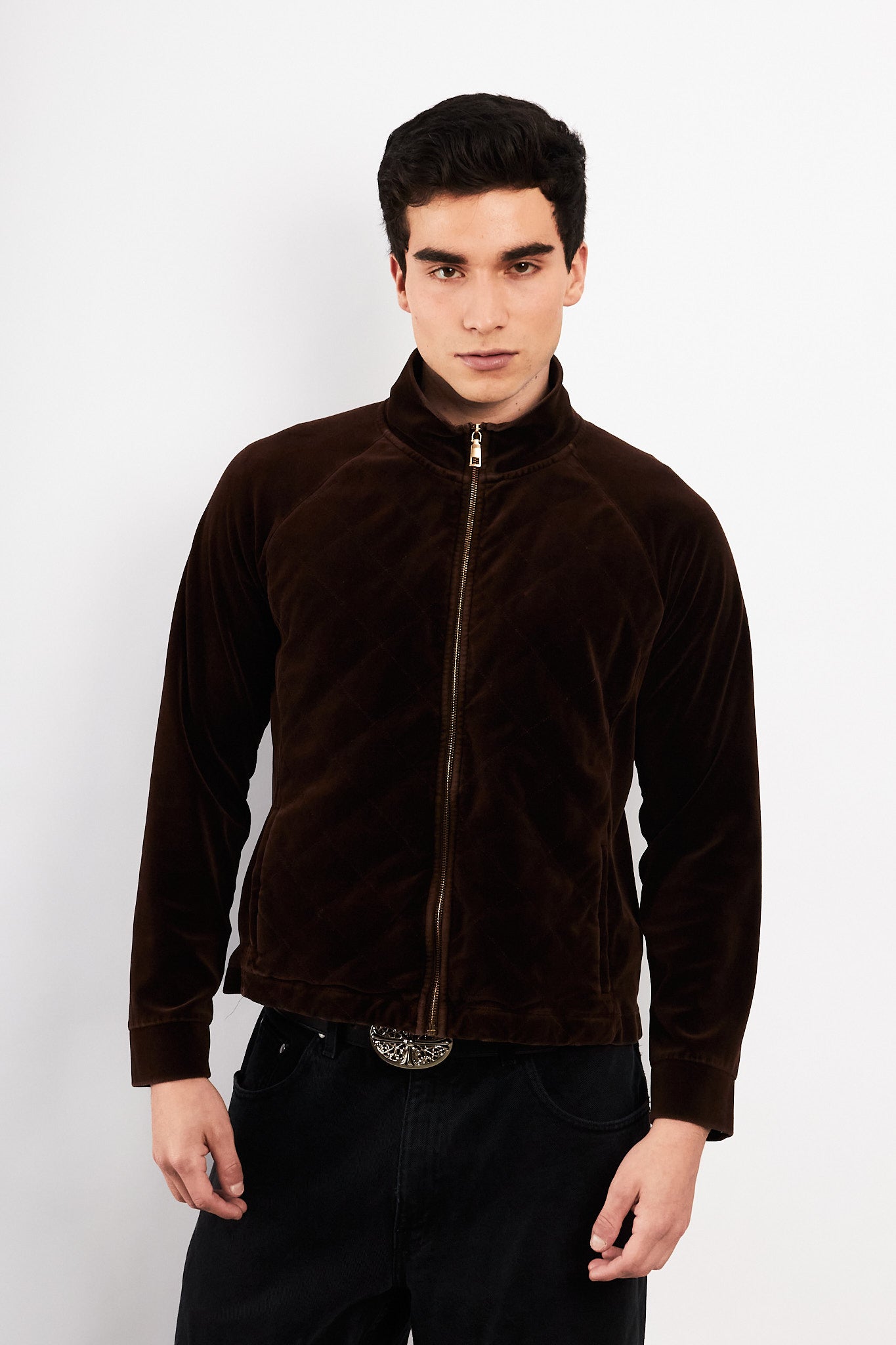 2000 Vintage Ralph Lauren Leather/Cachemir/Merino Wool Jacket (S)
