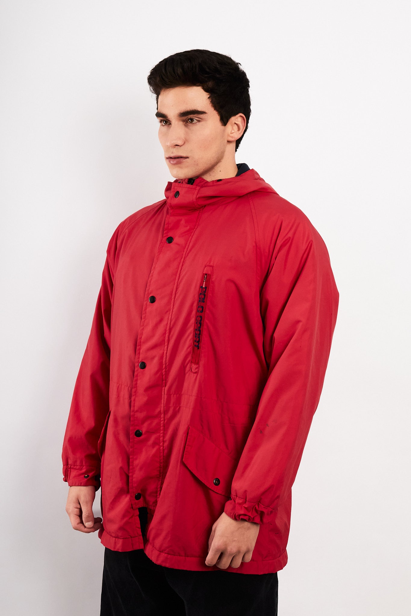 2000 Vintage Polo Sport RL Salmon Padded Parka (M)