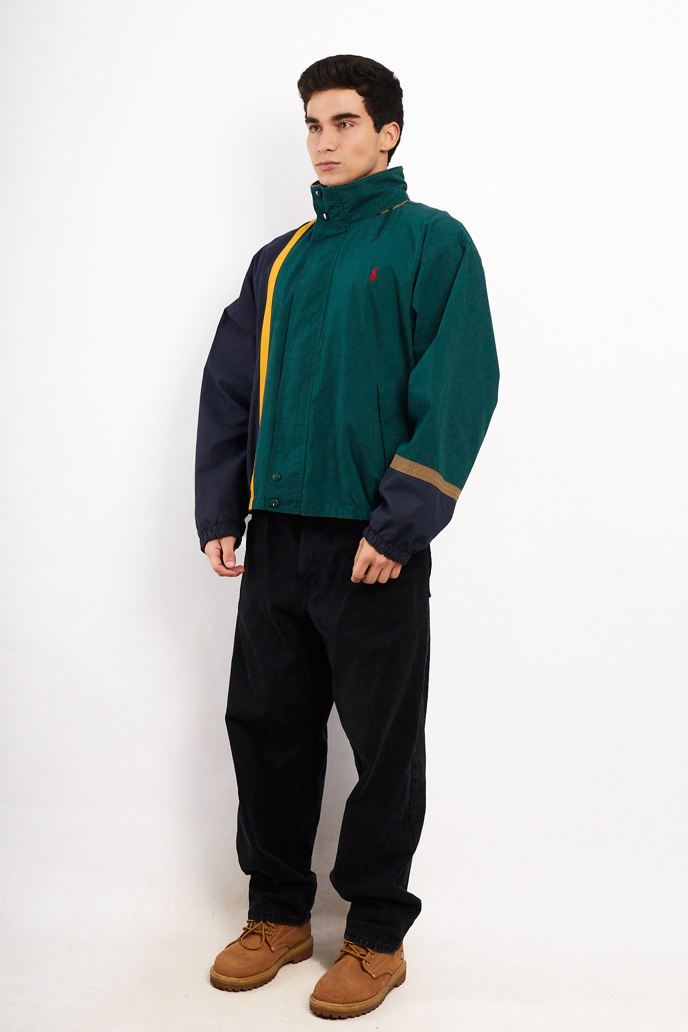 1990 Vintage Polo Ralph Lauren Reversible Colorblock Jacket (L)