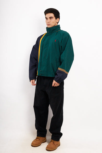 1990 Vintage Polo Ralph Lauren Reversible Colorblock Jacket (L)