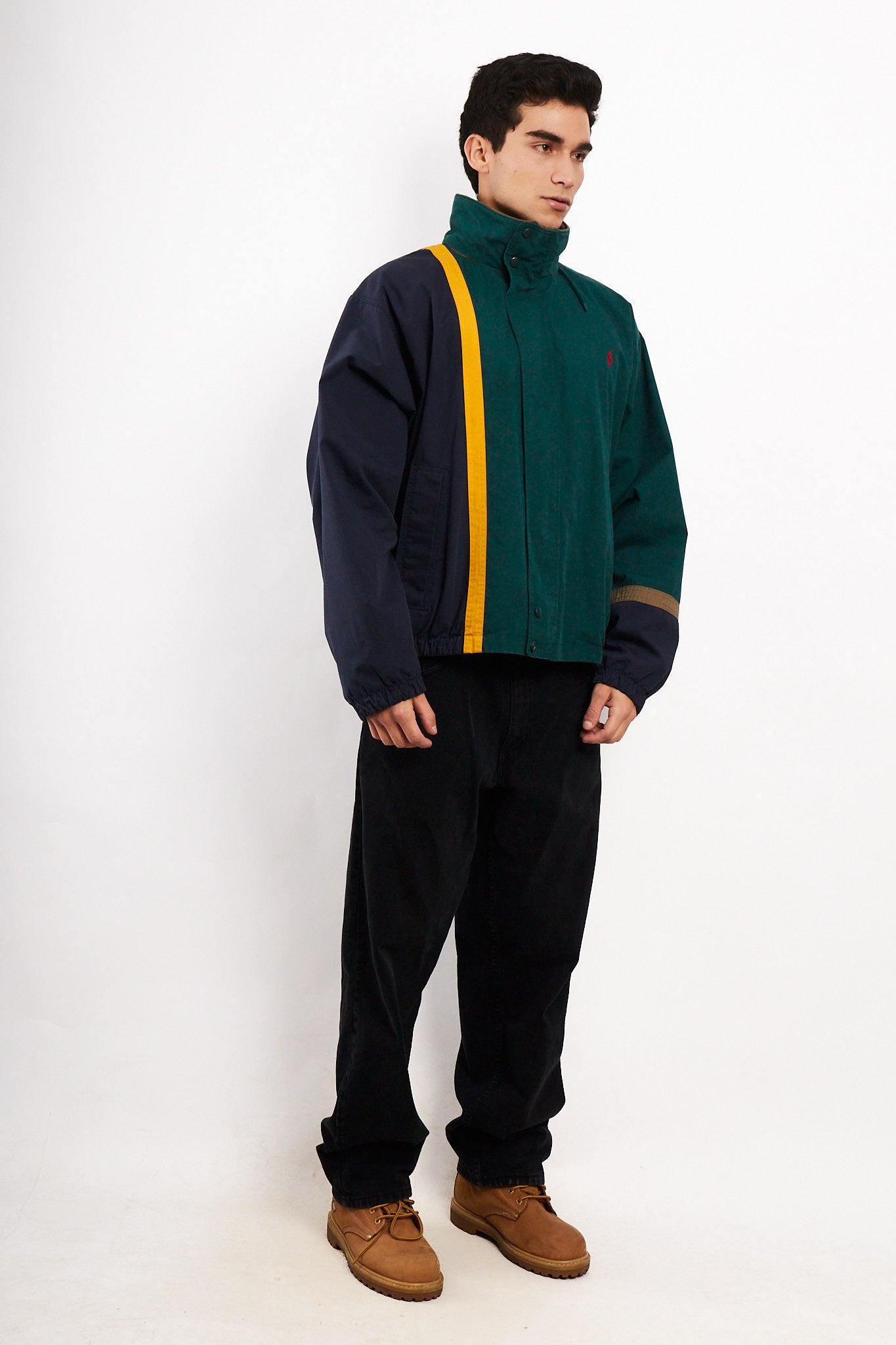 1990 Vintage Polo Ralph Lauren Reversible Colorblock Jacket (L)