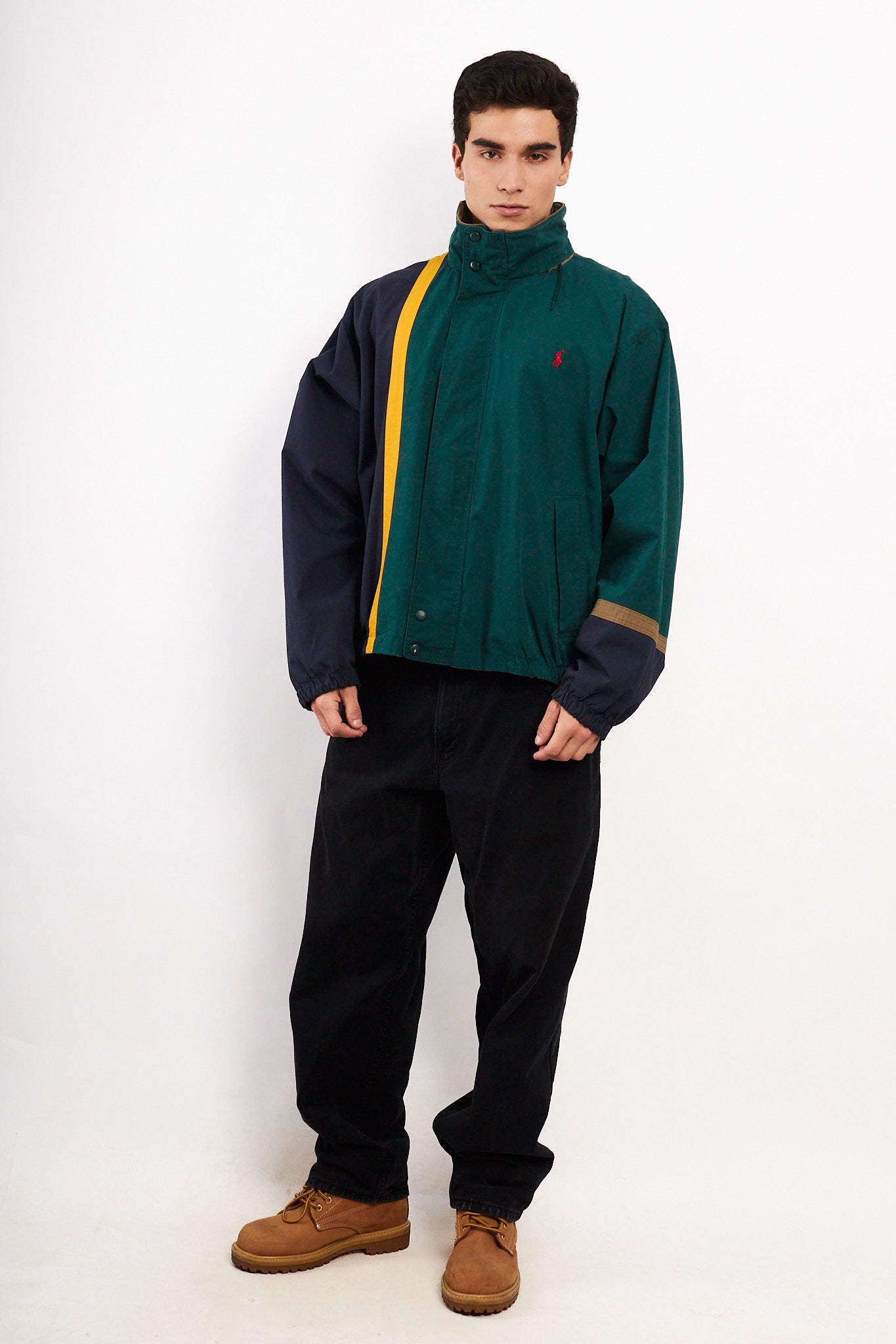 1990 Vintage Polo Ralph Lauren Reversible Colorblock Jacket (L)