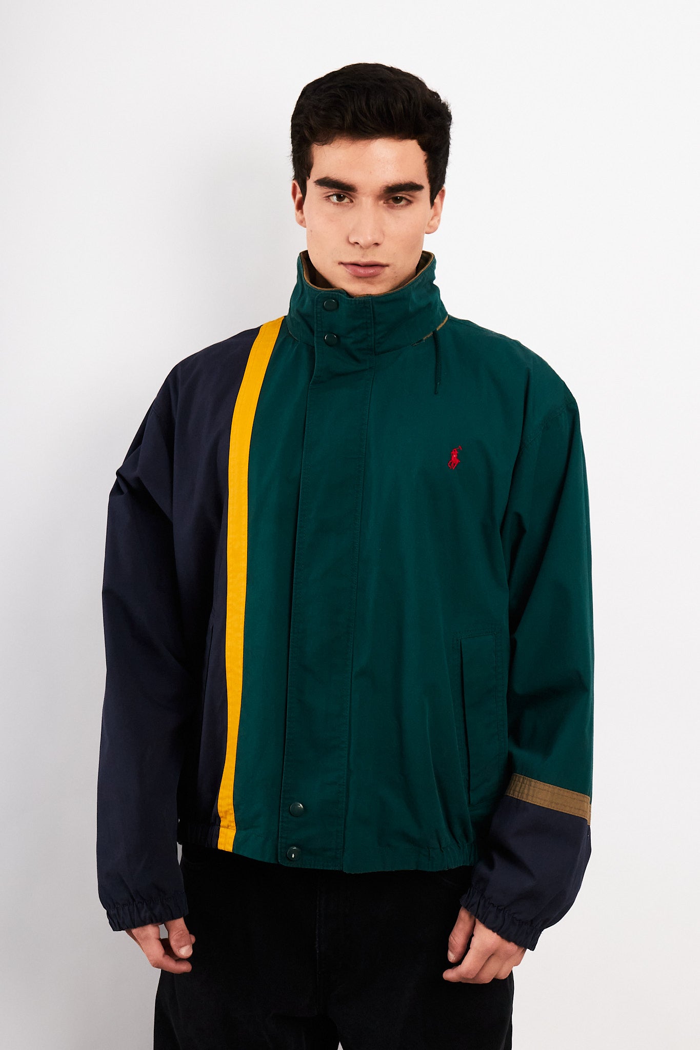 1990 Vintage Polo Ralph Lauren Reversible Colorblock Jacket (L)