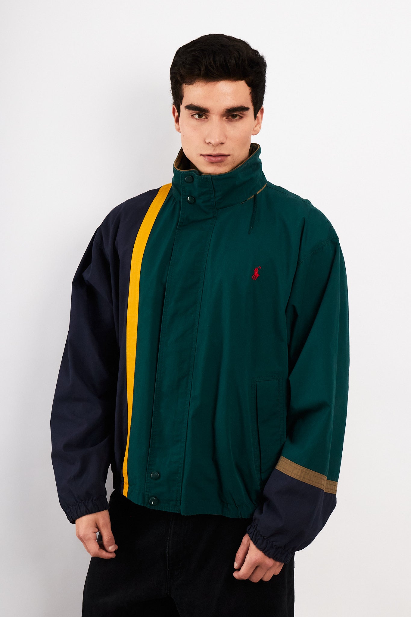 1990 Vintage Polo Ralph Lauren Reversible Colorblock Jacket (L)