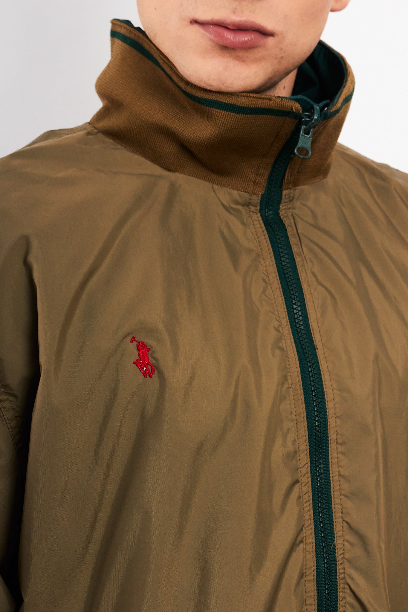 1990 Vintage Polo Ralph Lauren Reversible Colorblock Jacket (L)