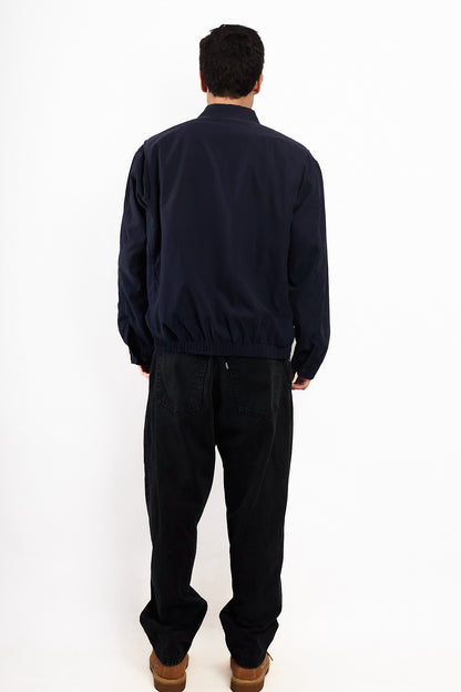 2000 Vintage Polo Ralph Lauren Navy Bi-Swing Impermeable Harrington (M/L)