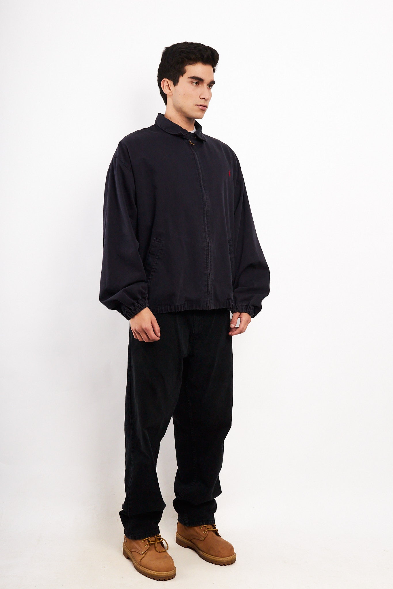 2000 Vintage Polo Ralph Lauren Midnight Blue Harrington (XL)